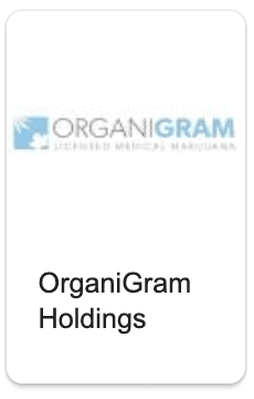 OrganiGram Holdings Marijuana Stock