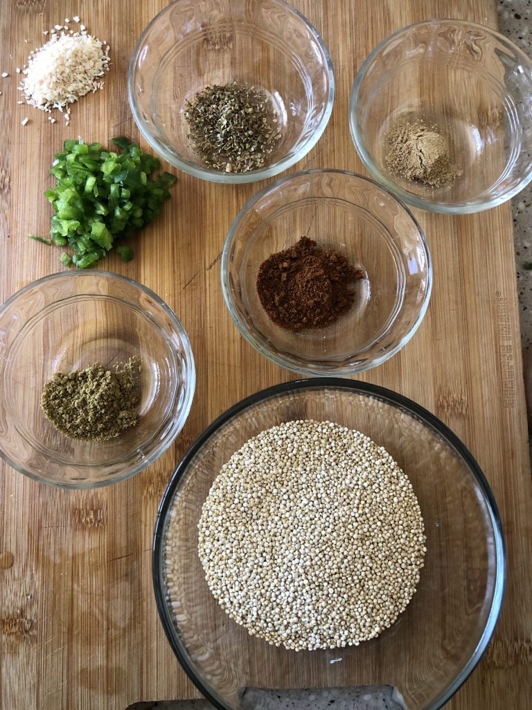 Southwest Quinoa Toppings scaled 1