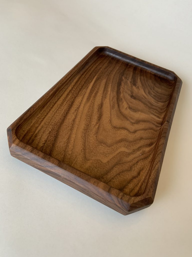 Walnut Wooden Rolling Tray