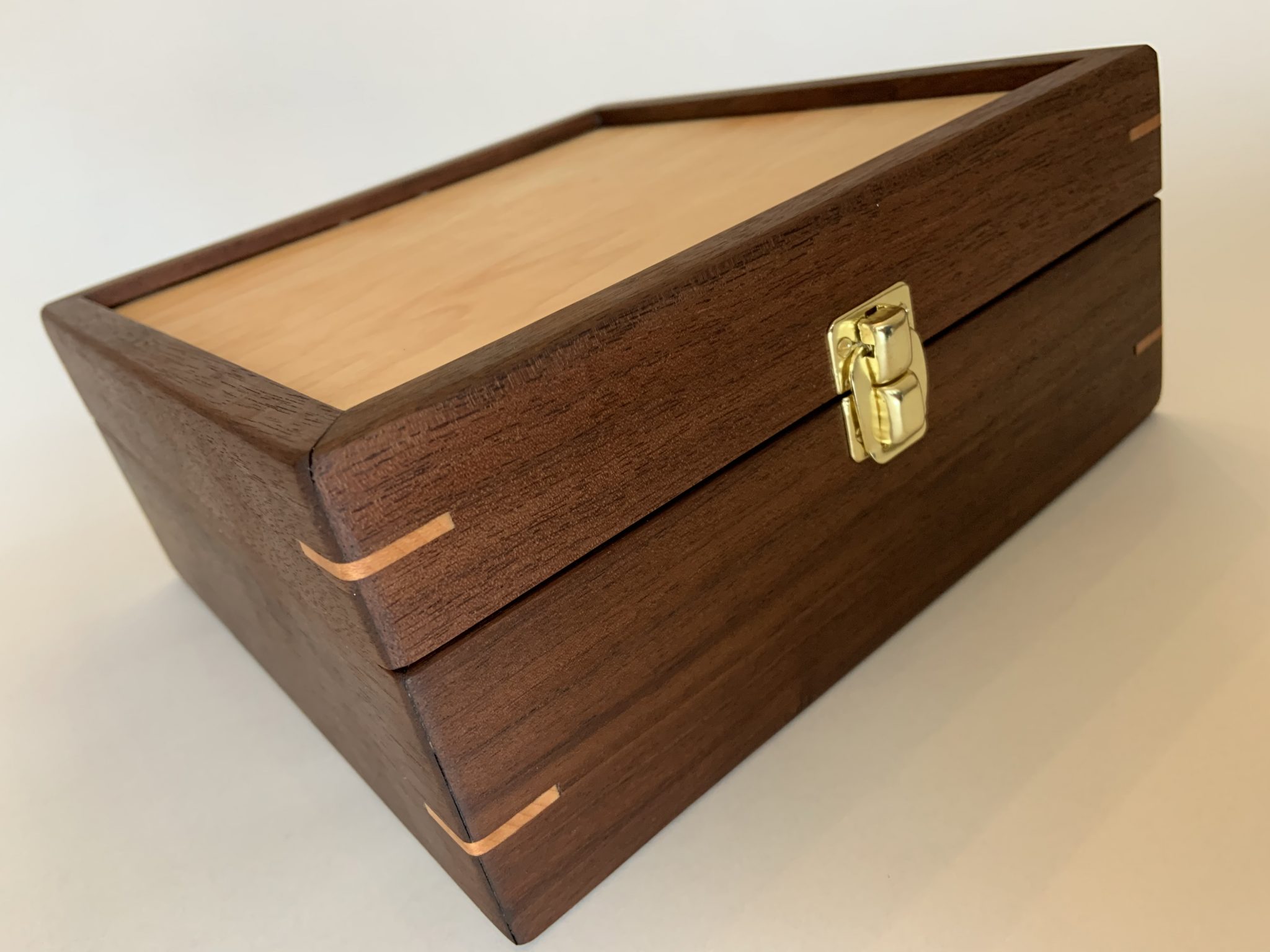 Wooden Stash Box | Walnut & Maple Wood | Flavor Fix