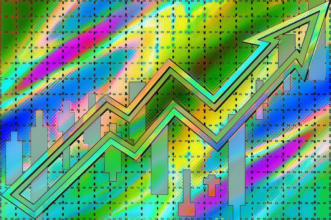 neon stock arrow