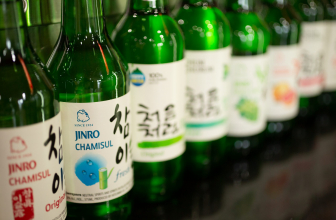 bottles of soju for cocktails