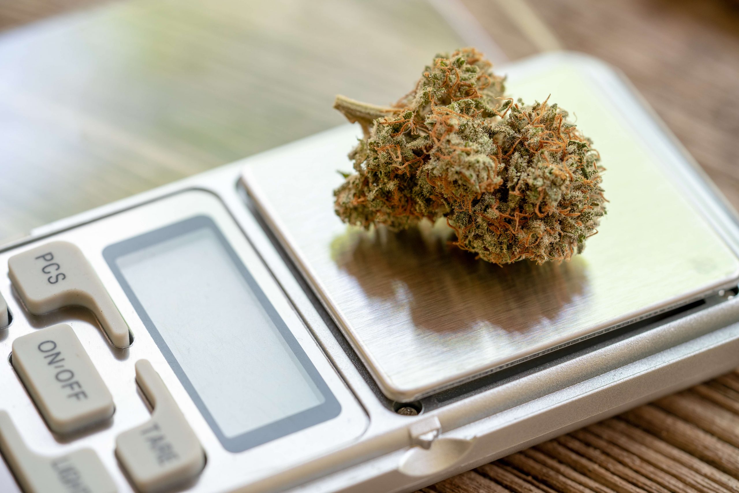how many grams in an ounce weed