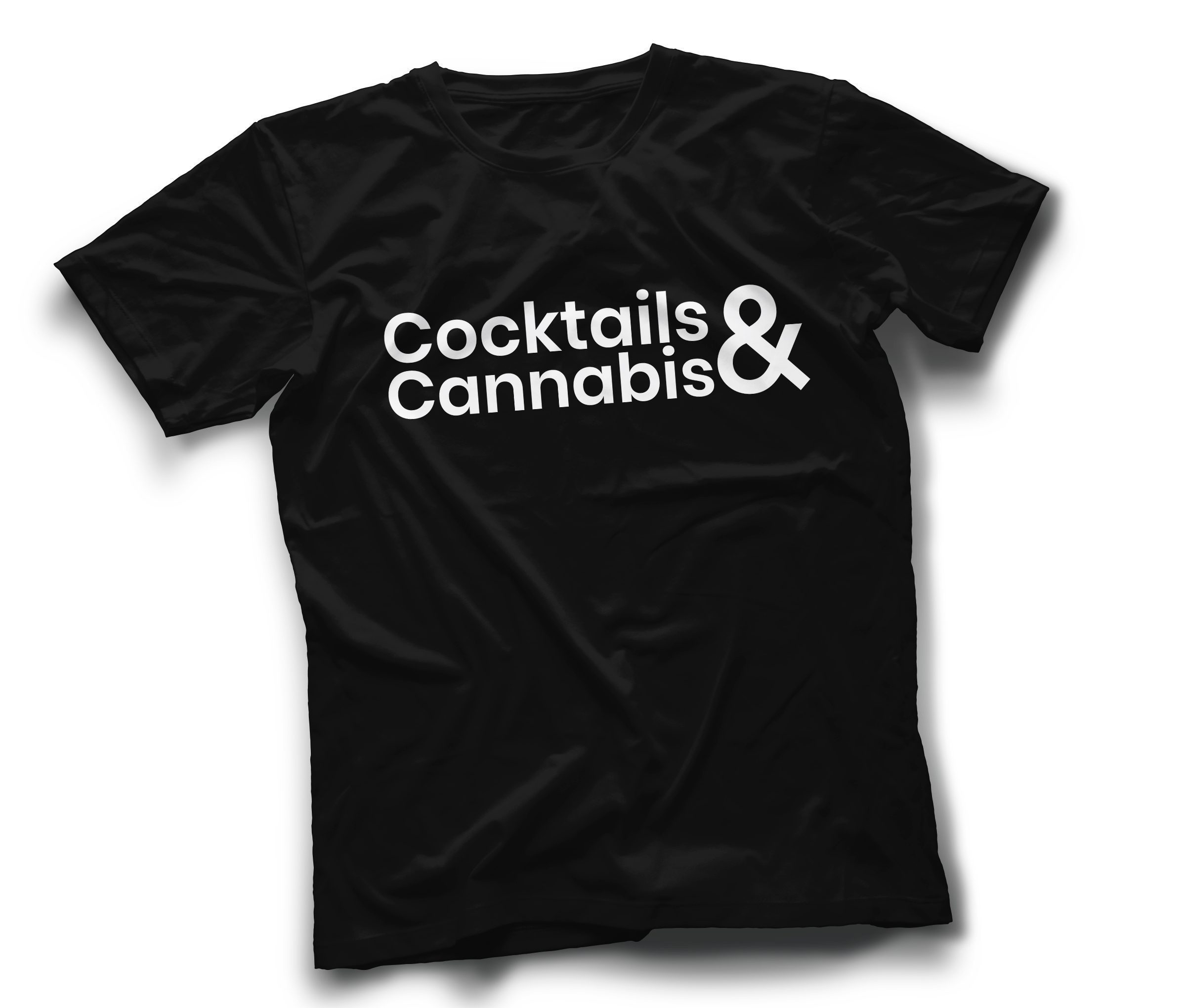 cocktails and cannabis t-shirt