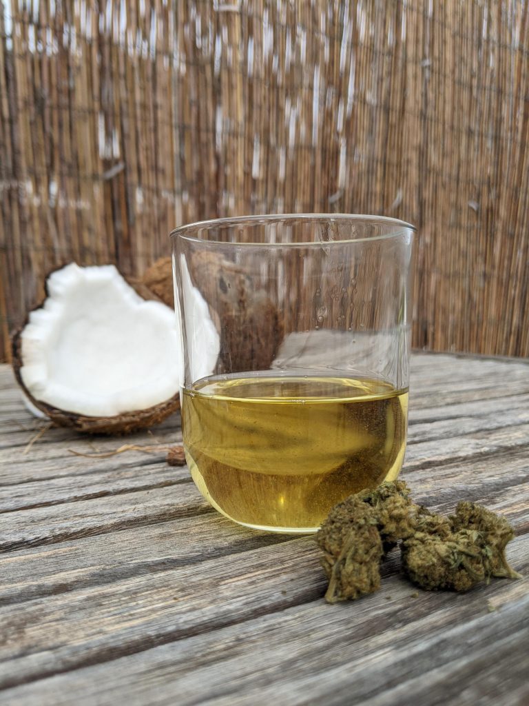 cannabis infused coconut oil
