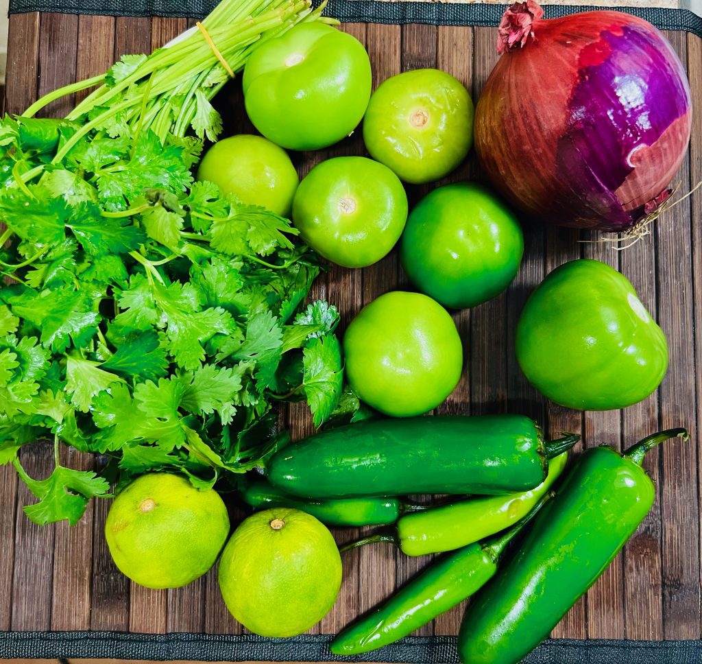 Salsa verde ingredients