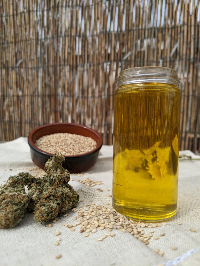 Marijuana Infused Sesame Oil