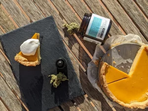 cannabis infused maple pumpkin pie