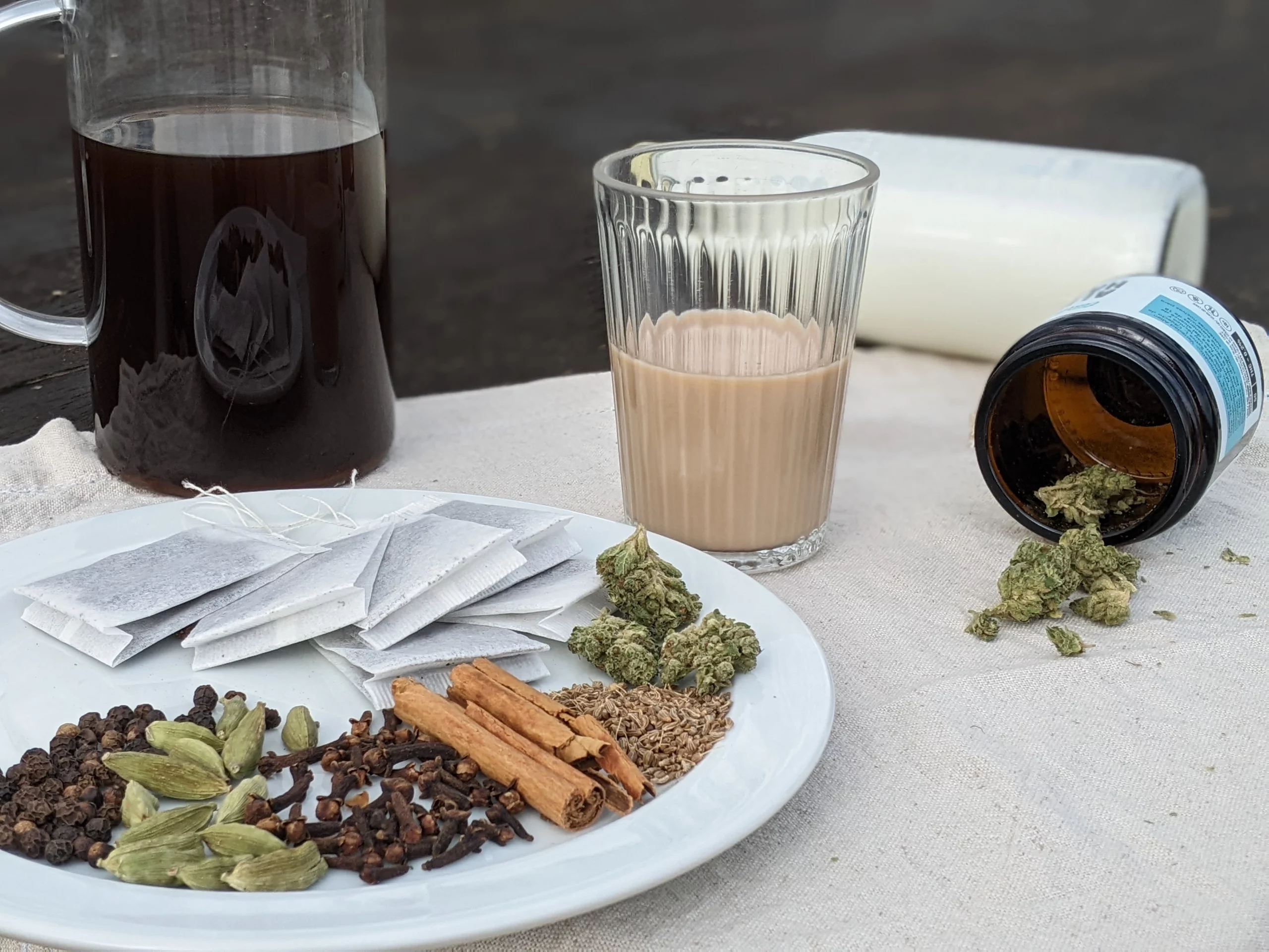 Cannabis Chai Maple Latte
