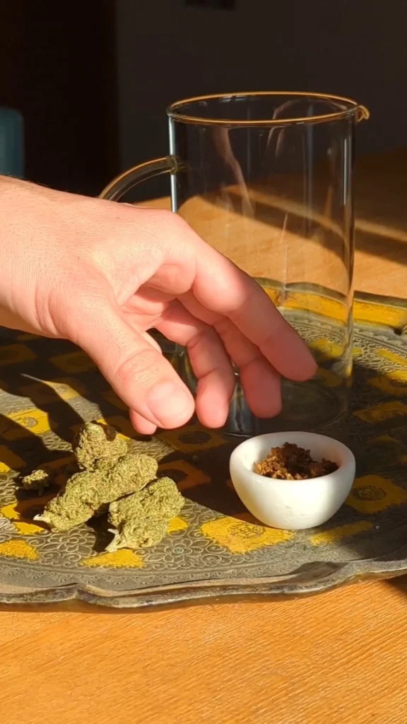 cannabis buds for tea