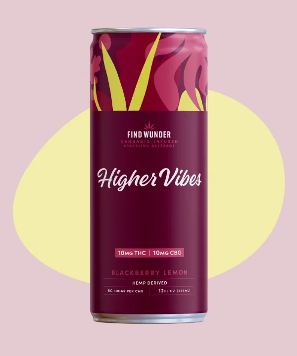 Find Wunder - Higher Vibes- Blackberry Lemon Flavor (10mg THC)