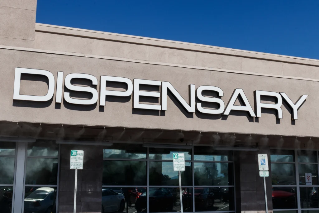 Dispensary Near Me - Find the Best Cannabis Shops Nearby Dispensary Sign